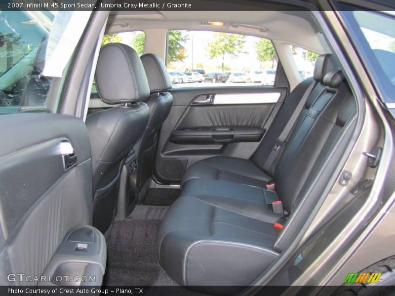Umbria Gray Metallic / Graphite 2007 Infiniti M 45 Sport Sedan