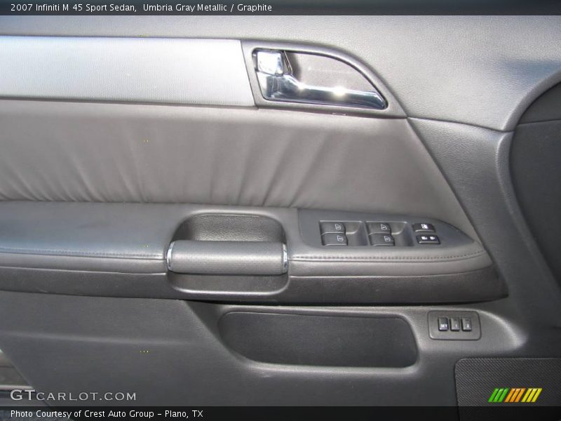 Umbria Gray Metallic / Graphite 2007 Infiniti M 45 Sport Sedan