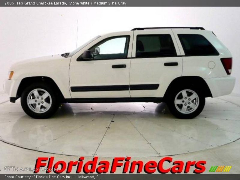 Stone White / Medium Slate Gray 2006 Jeep Grand Cherokee Laredo