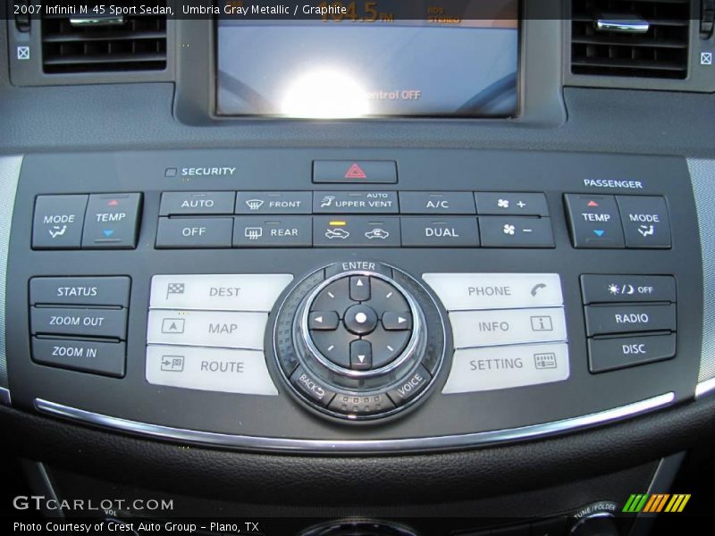 Umbria Gray Metallic / Graphite 2007 Infiniti M 45 Sport Sedan