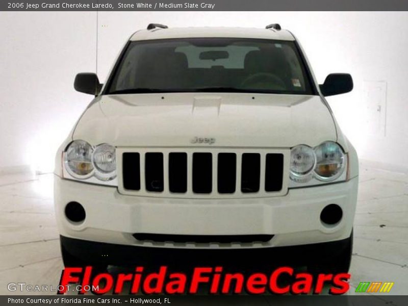 Stone White / Medium Slate Gray 2006 Jeep Grand Cherokee Laredo