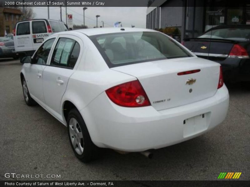 Summit White / Gray 2008 Chevrolet Cobalt LT Sedan