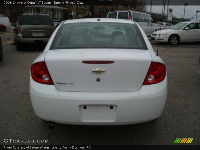 Summit White / Gray 2008 Chevrolet Cobalt LT Sedan