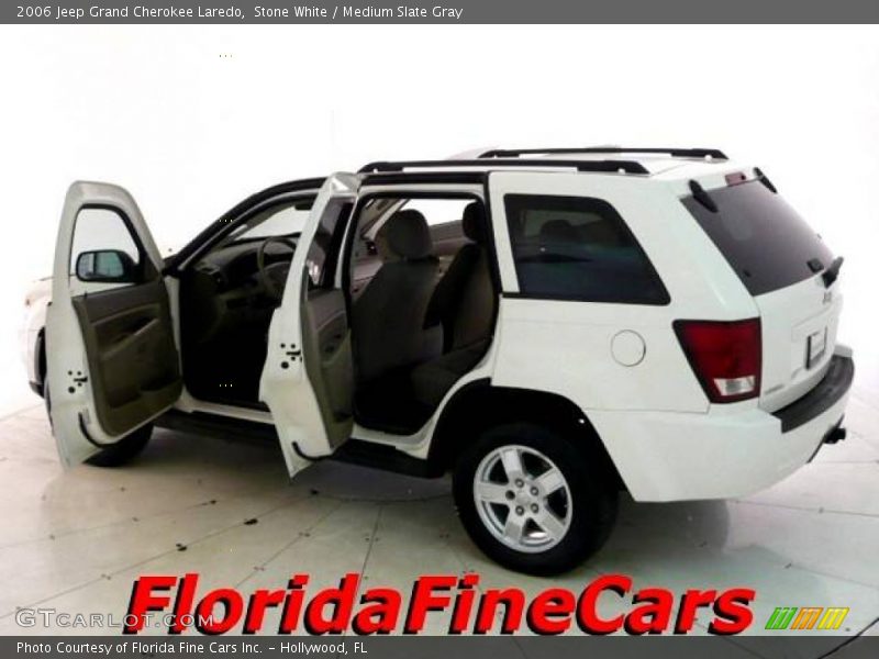 Stone White / Medium Slate Gray 2006 Jeep Grand Cherokee Laredo