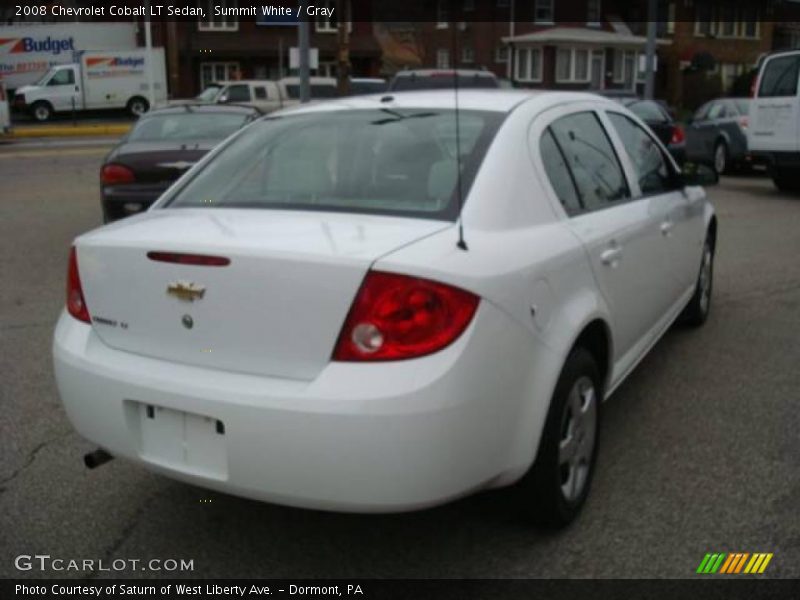 Summit White / Gray 2008 Chevrolet Cobalt LT Sedan