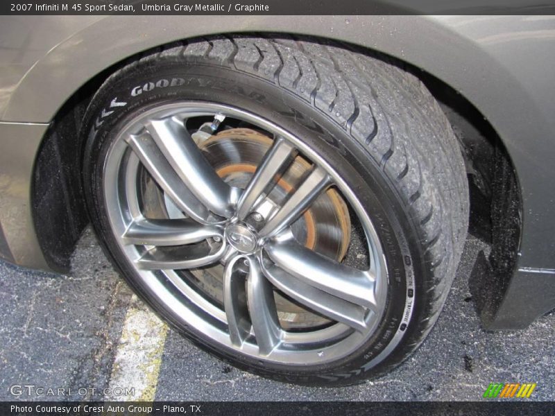 Umbria Gray Metallic / Graphite 2007 Infiniti M 45 Sport Sedan