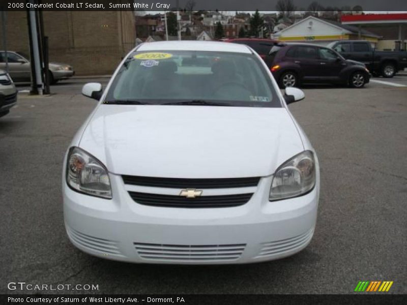 Summit White / Gray 2008 Chevrolet Cobalt LT Sedan