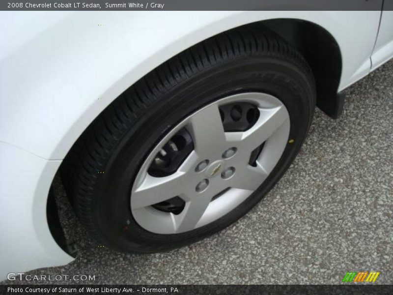 Summit White / Gray 2008 Chevrolet Cobalt LT Sedan