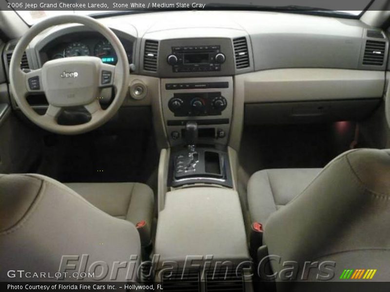 Stone White / Medium Slate Gray 2006 Jeep Grand Cherokee Laredo