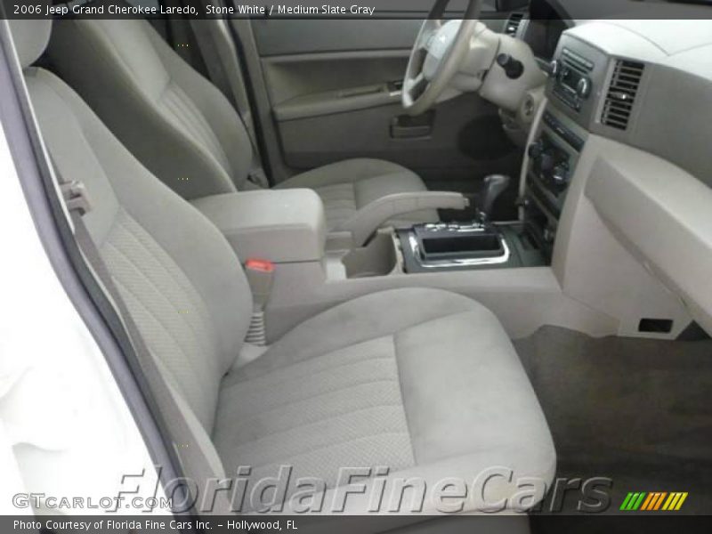 Stone White / Medium Slate Gray 2006 Jeep Grand Cherokee Laredo