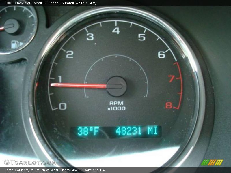 Summit White / Gray 2008 Chevrolet Cobalt LT Sedan
