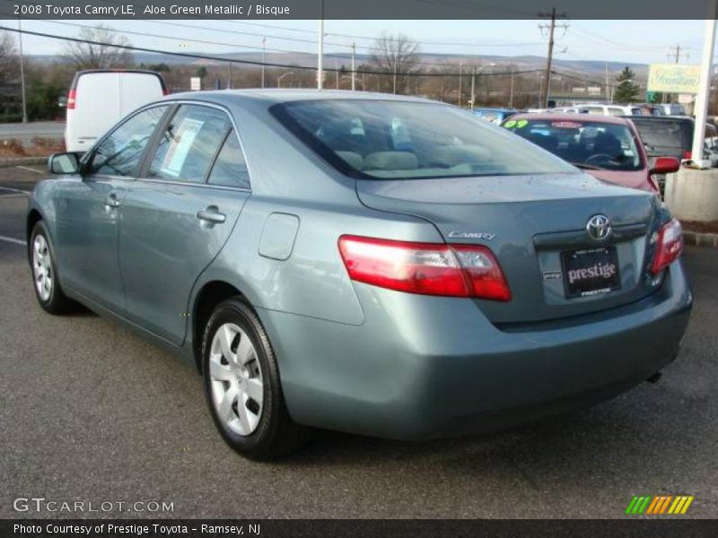 Aloe Green Metallic / Bisque 2008 Toyota Camry LE
