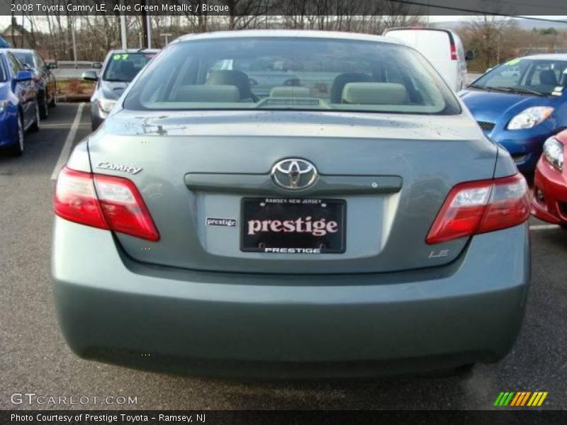 Aloe Green Metallic / Bisque 2008 Toyota Camry LE