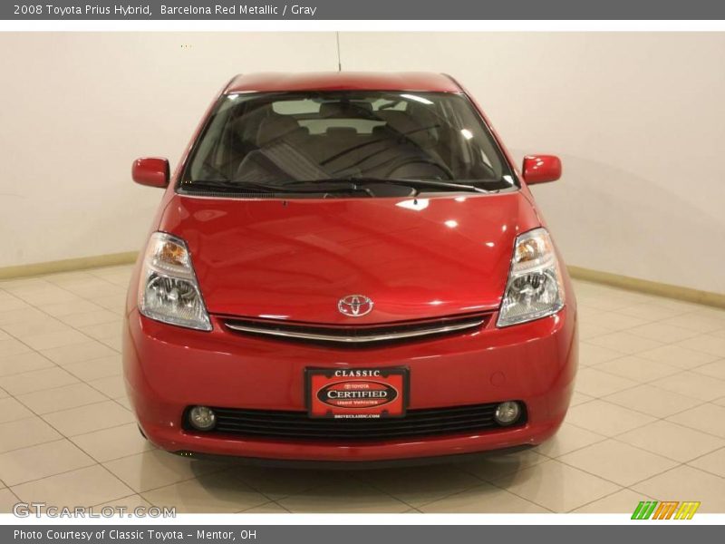 Barcelona Red Metallic / Gray 2008 Toyota Prius Hybrid