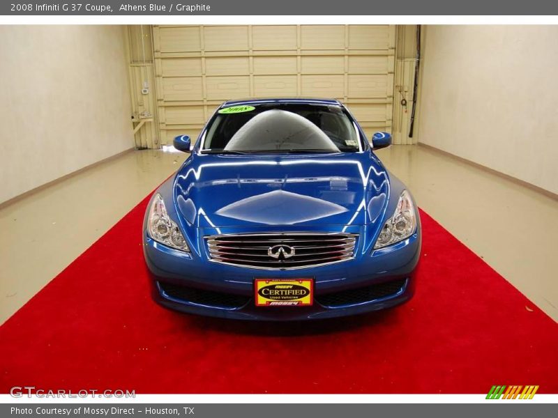 Athens Blue / Graphite 2008 Infiniti G 37 Coupe