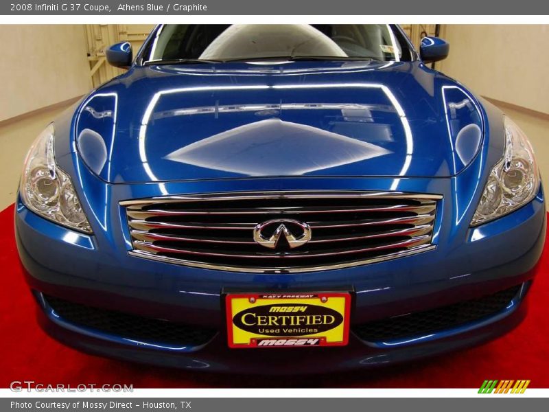 Athens Blue / Graphite 2008 Infiniti G 37 Coupe