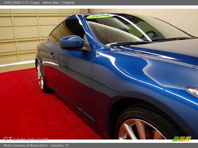 Athens Blue / Graphite 2008 Infiniti G 37 Coupe