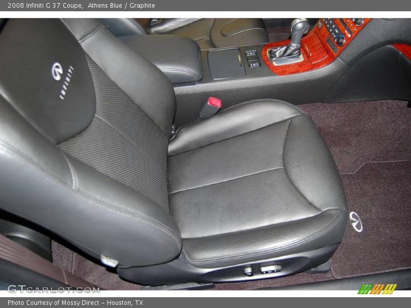 Athens Blue / Graphite 2008 Infiniti G 37 Coupe