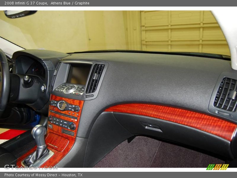 Athens Blue / Graphite 2008 Infiniti G 37 Coupe