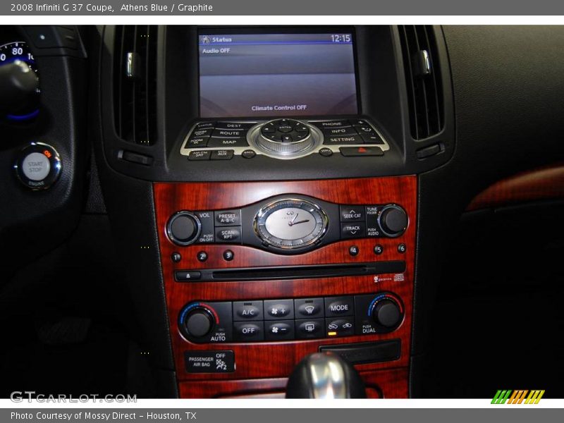 Athens Blue / Graphite 2008 Infiniti G 37 Coupe