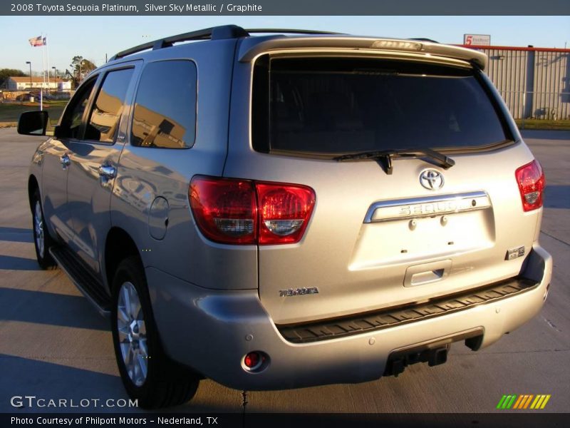 Silver Sky Metallic / Graphite 2008 Toyota Sequoia Platinum