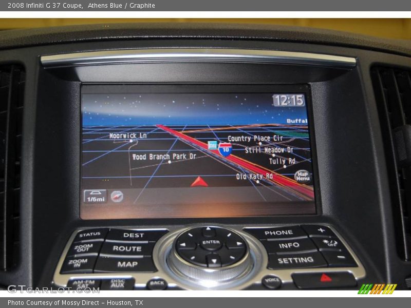 Athens Blue / Graphite 2008 Infiniti G 37 Coupe