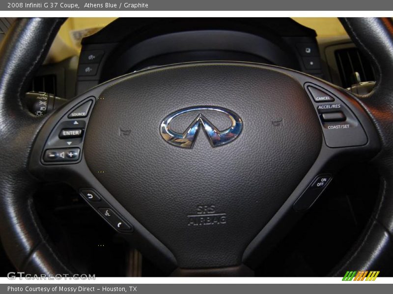 Athens Blue / Graphite 2008 Infiniti G 37 Coupe