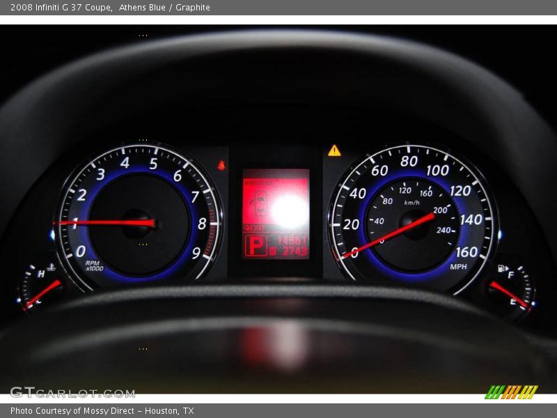  2008 G 37 Coupe 37 Coupe Gauges