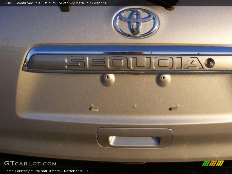 Silver Sky Metallic / Graphite 2008 Toyota Sequoia Platinum