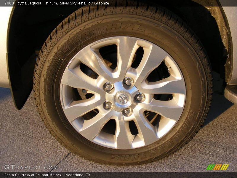 Silver Sky Metallic / Graphite 2008 Toyota Sequoia Platinum