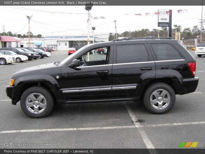 Black / Medium Slate Gray 2007 Jeep Grand Cherokee Limited 4x4