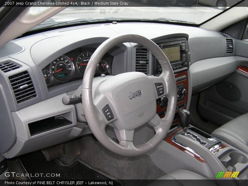 Black / Medium Slate Gray 2007 Jeep Grand Cherokee Limited 4x4