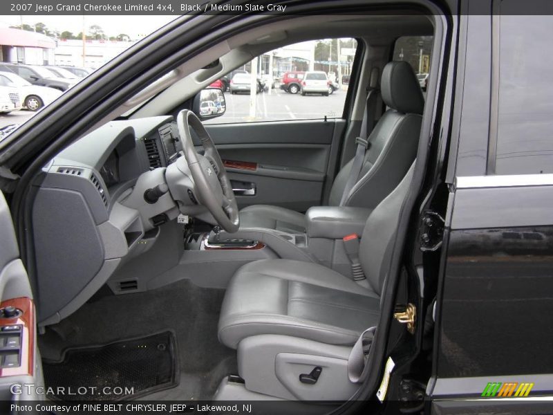 Black / Medium Slate Gray 2007 Jeep Grand Cherokee Limited 4x4