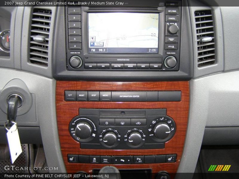 Black / Medium Slate Gray 2007 Jeep Grand Cherokee Limited 4x4
