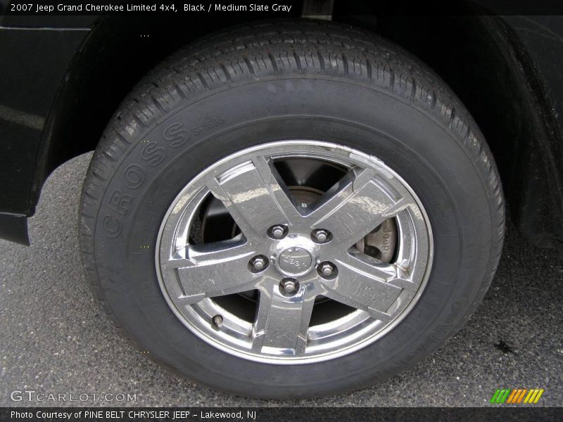 Black / Medium Slate Gray 2007 Jeep Grand Cherokee Limited 4x4