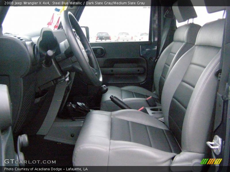 Steel Blue Metallic / Dark Slate Gray/Medium Slate Gray 2008 Jeep Wrangler X 4x4