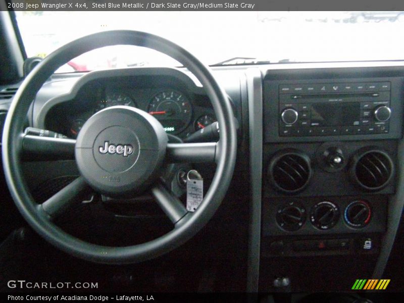 Steel Blue Metallic / Dark Slate Gray/Medium Slate Gray 2008 Jeep Wrangler X 4x4