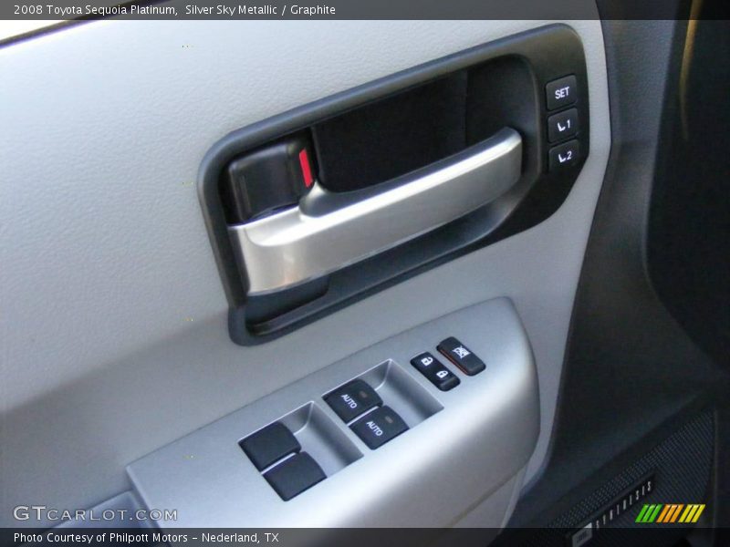Silver Sky Metallic / Graphite 2008 Toyota Sequoia Platinum
