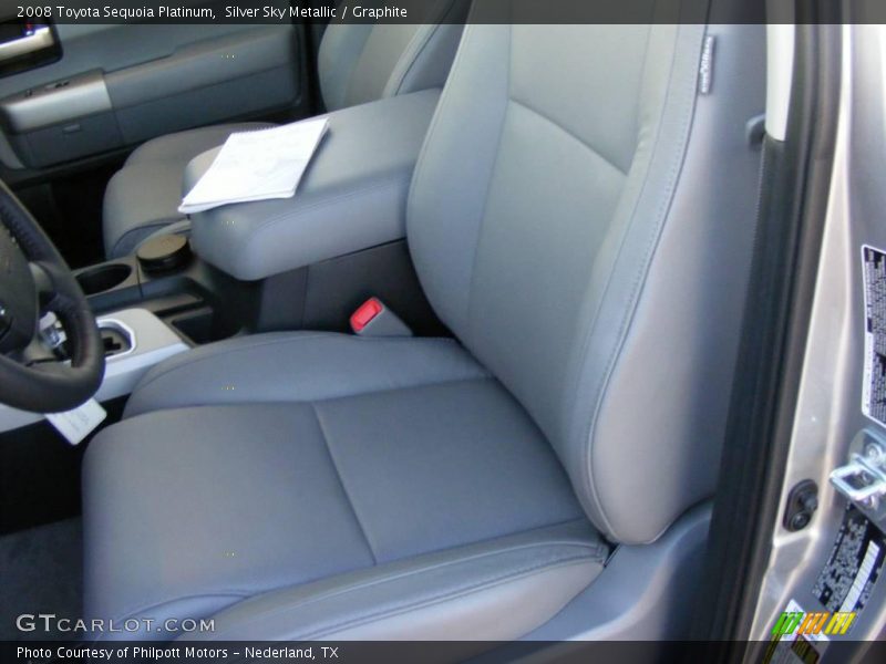 Silver Sky Metallic / Graphite 2008 Toyota Sequoia Platinum