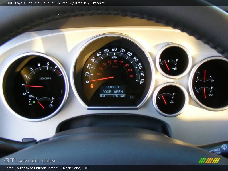 Silver Sky Metallic / Graphite 2008 Toyota Sequoia Platinum