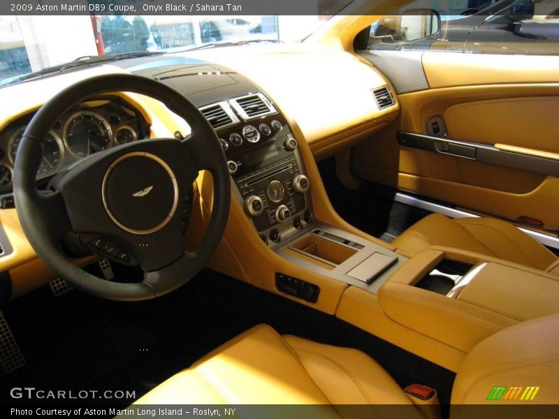 Onyx Black / Sahara Tan 2009 Aston Martin DB9 Coupe