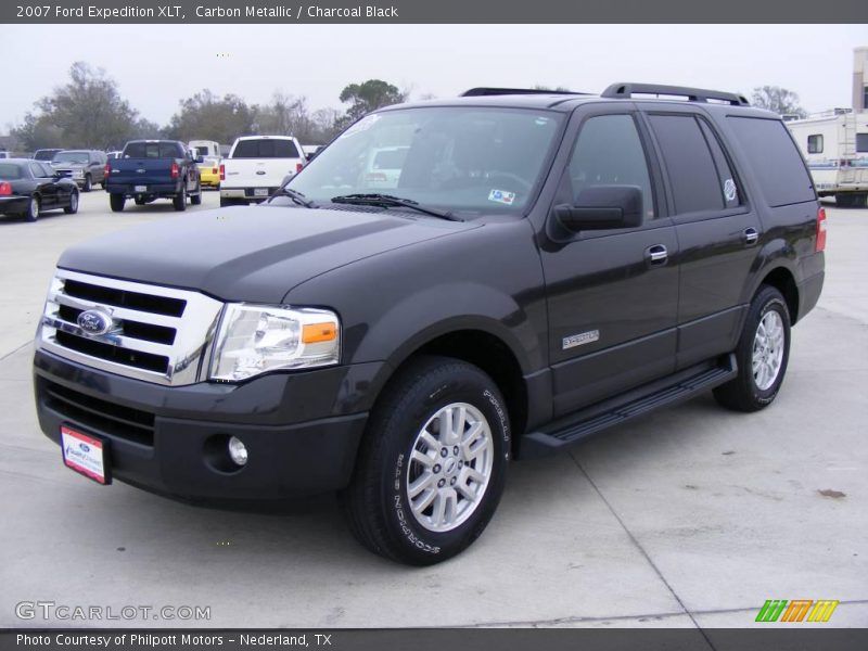 Carbon Metallic / Charcoal Black 2007 Ford Expedition XLT