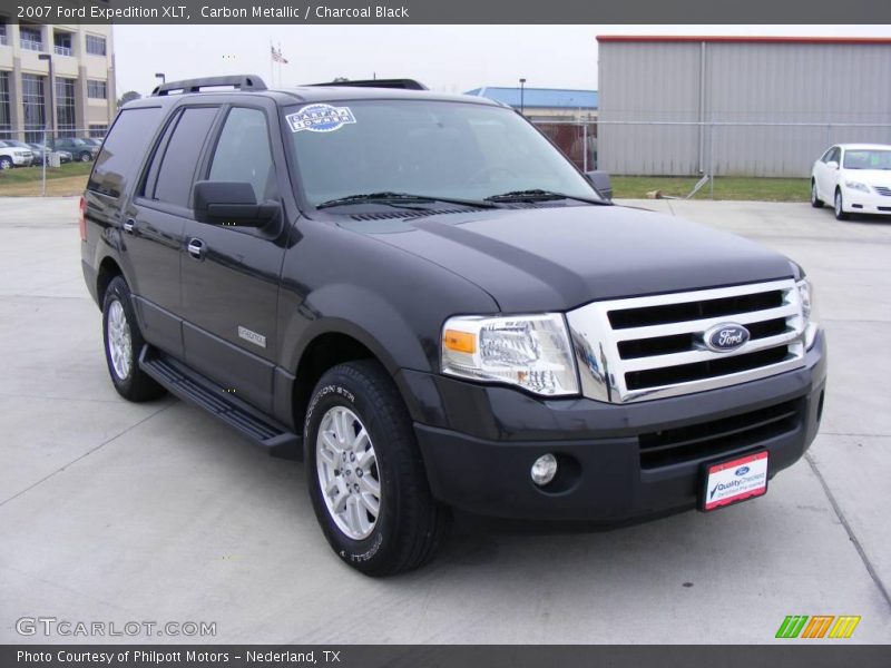 Carbon Metallic / Charcoal Black 2007 Ford Expedition XLT