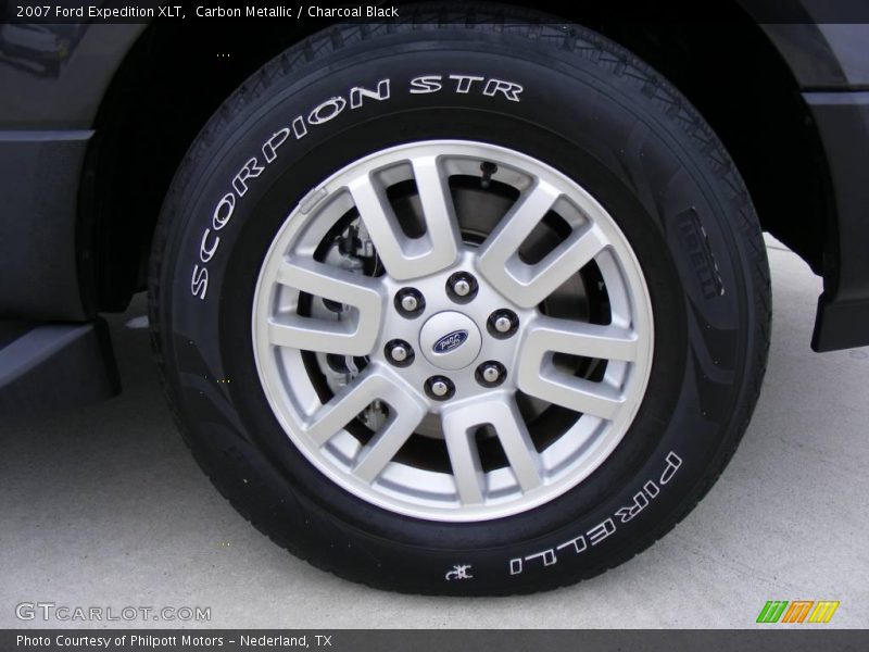 Carbon Metallic / Charcoal Black 2007 Ford Expedition XLT