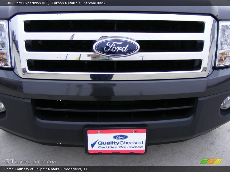 Carbon Metallic / Charcoal Black 2007 Ford Expedition XLT