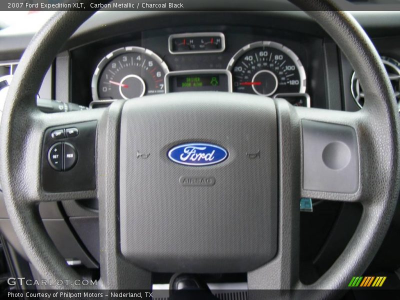 Carbon Metallic / Charcoal Black 2007 Ford Expedition XLT