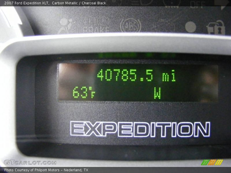 Carbon Metallic / Charcoal Black 2007 Ford Expedition XLT