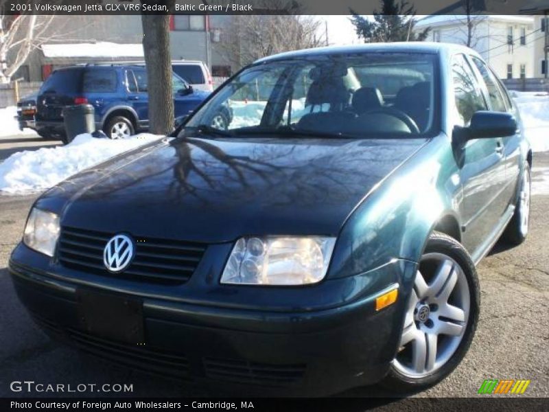 Baltic Green / Black 2001 Volkswagen Jetta GLX VR6 Sedan