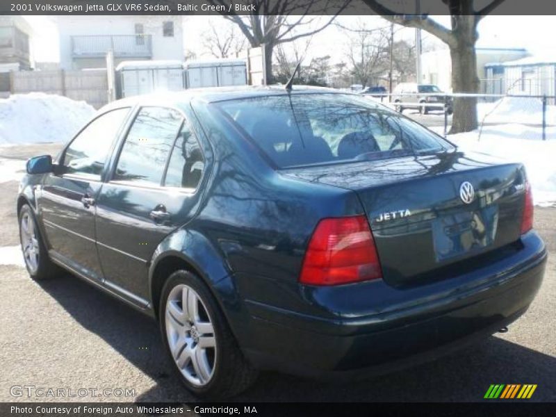 Baltic Green / Black 2001 Volkswagen Jetta GLX VR6 Sedan