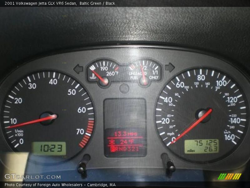 Baltic Green / Black 2001 Volkswagen Jetta GLX VR6 Sedan